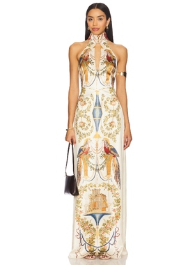 YLLW THE LABEL CELESTE 裙子 象牙白REVOLVE小众新款