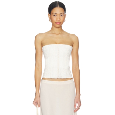 GUIZIO LACE EMBELLISHED SATIN 紧身衣 26春夏新品 revolve小众