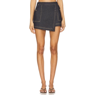 短裤 MILENA 裙 蓝色 休闲风REVOLVE小众 Steve 美式 Madden