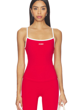 FORM CAMI TOP 小背心上装 红色