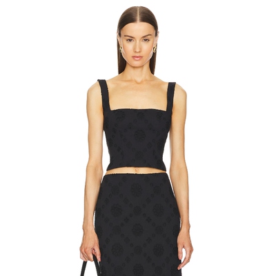 Helsa EYELET CORSET 上装REVOLVE小众新款