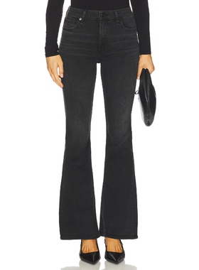 Rag & Bone FLEXI DAHLIA 喇叭口 黑色 美式复古风REVOLVE小众新