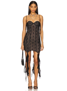 Aniye Records Kala Guepiere Dress 黑色REVOLVE小众新款