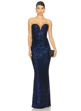 Nookie DANTE 裙子 蓝色REVOLVE小众新款