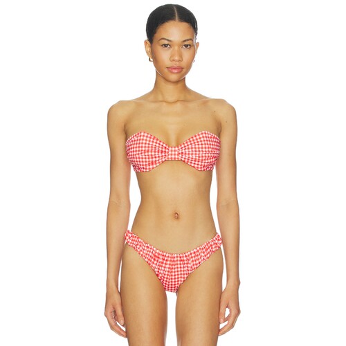 CAROLINE CONSTAS Maria Bikini Top 26夏季新品 revolve小众新款