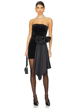 MORE TO COME CLEA 裙子 黑色REVOLVE小众新款