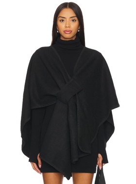 Soia ＆ Kyo Claudelle Cape 黑色 REVOLVE小众新款