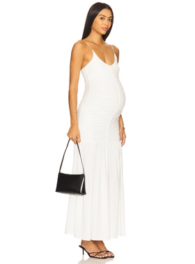 [冬季新品]BUMPSUIT AIRBRUSH 长裙 象牙白 REVOLVE小众