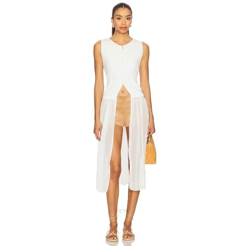 【海外直邮】Free People TWICE AS NICE 超长上装 象牙白 基础R