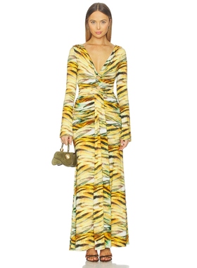 AFRM IKO 裙子 黄色REVOLVE小众新款