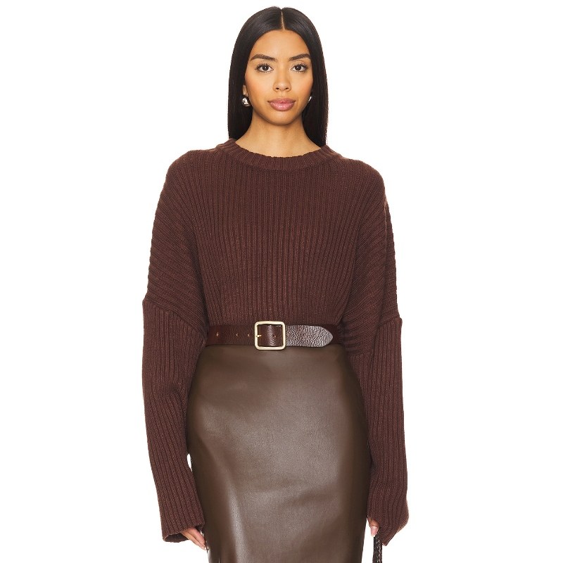 LBLC The Label TELO 毛衣 棕色REVOLVE小众新款