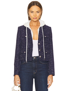 Central Park West CROP TWEED DICKIE 西装 revolve小众新款