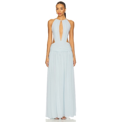 [冬季新品]NBD THE AQUAMARINE 长裙 Baby BlueREVOLVE小众