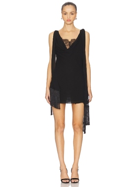 DE LA VALI MISTRAL 连衣裙 黑色REVOLVE小众新款