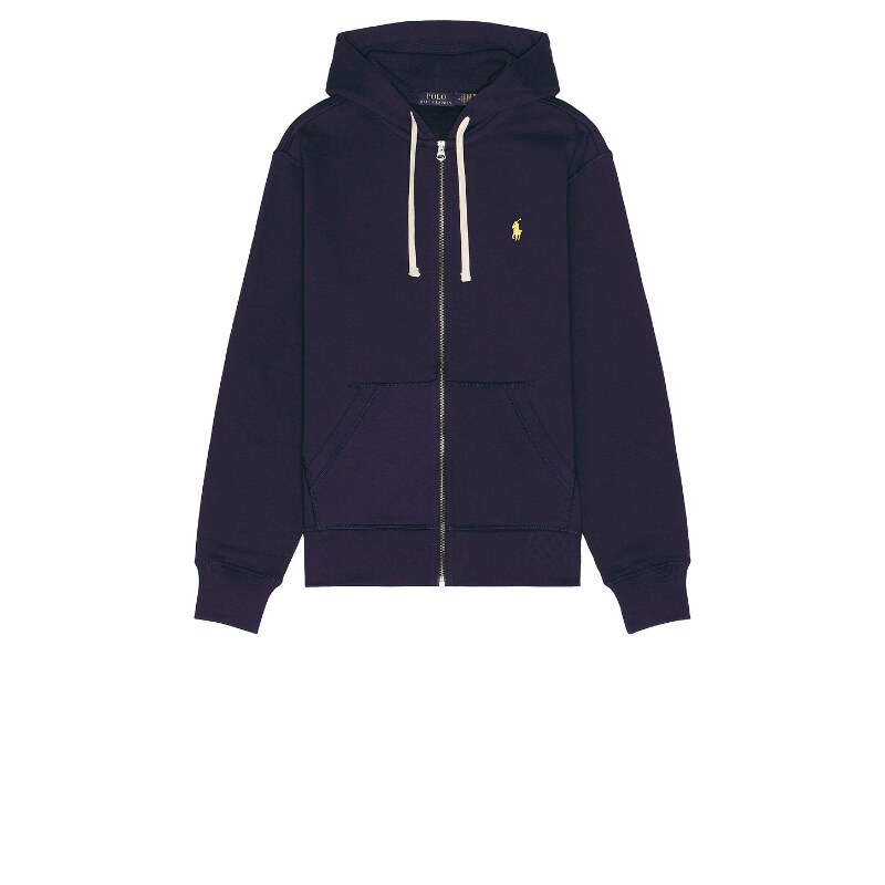 Polo Ralph Lauren藏青色夹克连帽拉链开合简约风外套REVOLVE