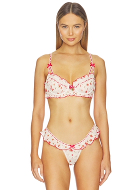 For Love & Lemons LEAH 钢圈胸罩 revolve小众新款