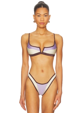 FAE GYPSY 比基尼文胸上装 紫色 y2k辣妹风REVOLVE小众新款