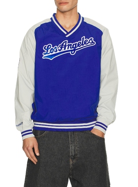 Mitchell & Ness MLB 夹克 蓝色REVOLVE小众新款