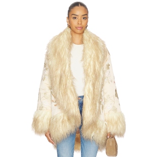 People MOON 美式 海外直邮 休闲风REVO 桃红色 Free 夹克 PETALS