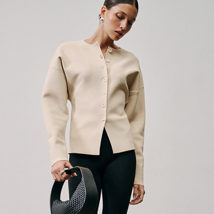 JANITH复古风白色上衣开衫 EAVES 新品 REVOLVE 冬季