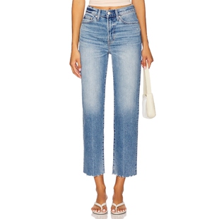 [春季新品]PISTOLA CHARLIE美式风浅蓝色直筒牛仔裤REVOLVE