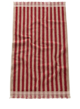 Piglet in Bed PEMBROKE STRIPE HAND TOWEL 毛巾 红色REVOLVE小