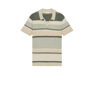 [冬季新品]Marine Layer Liam Sweater Polo 米色REVOLVE小众