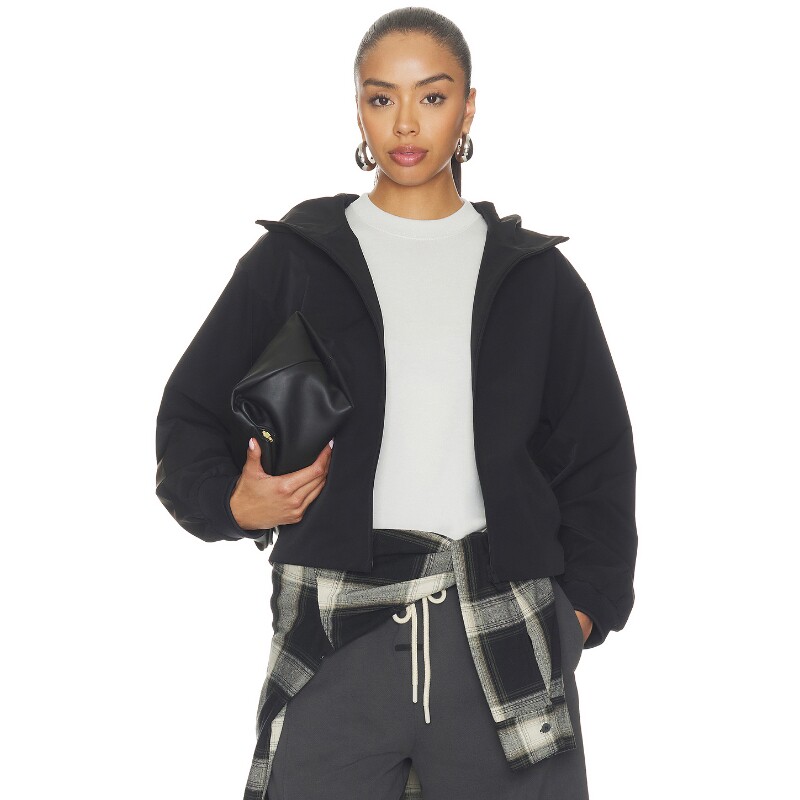 Fear of God ESSENTIALS黑色夹克连帽休闲外套早秋新品REVOLVE