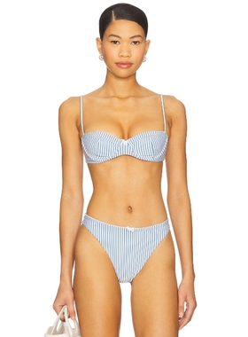 Tularosa LOTTIE 上装 蓝色 y2k辣妹风REVOLVE小众新款