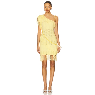 [夏季新品]YLLW THE LABEL FRAN 连衣裙 柠檬色REVOLVE小众
