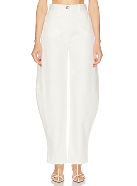 [春季新品]MATTHEW BRUCH 牛仔裤 白色REVOLVE小众