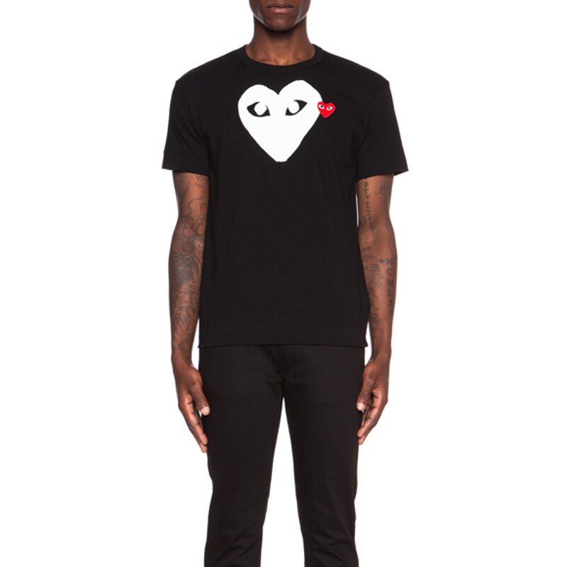 COMME des GARCONS PLAY RED EMBLEM CDG 川久保玲 T恤REVOLVE