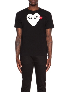 COMME des GARCONS PLAY RED EMBLEM CDG 川久保玲 T恤REVOLVE