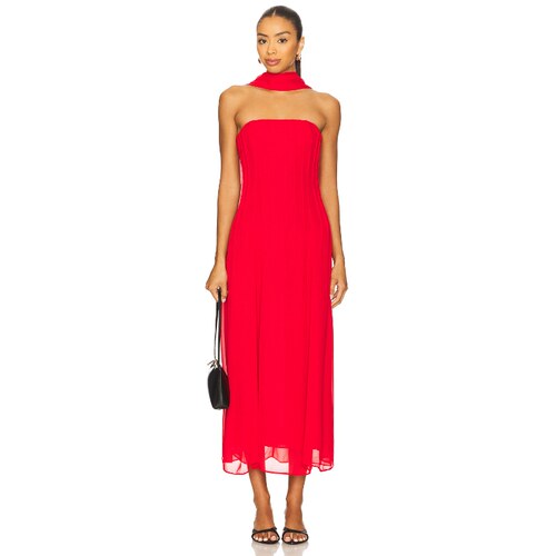 [秋冬新品]House of Harlow 1960 哈露时装屋 连衣裙 红色REVOLVE