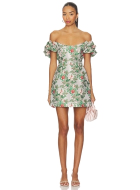 [冬季新品]Katie May ANTHEIA 裙子 绿色REVOLVE小众