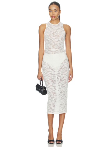 fleur du mal LE STRETCH LACE RACER TANK 裙子 revolve小众新款
