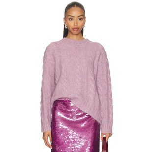 ASTR the Label VIOLETTA 毛衣 薰衣草REVOLVE小众新款冬季保暖