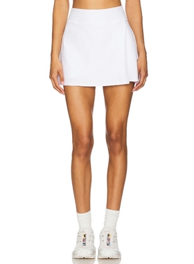 Beyond Yoga POINTS 半身裙 白色REVOLVE小众新款
