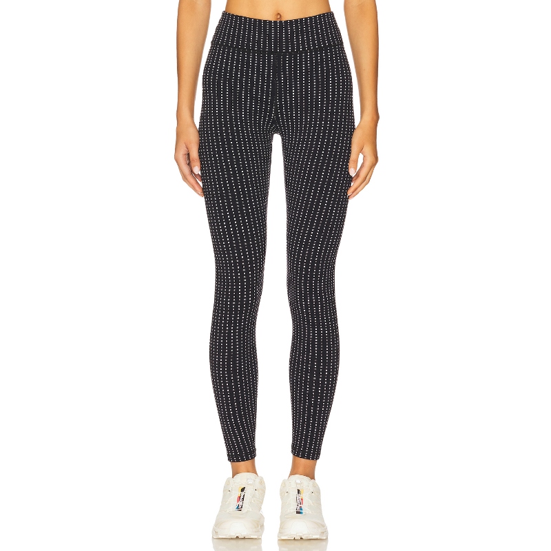 [冬季新品]THE UPSIDE 运动打底长裤 黑色 健身运动裤子REVOLVE