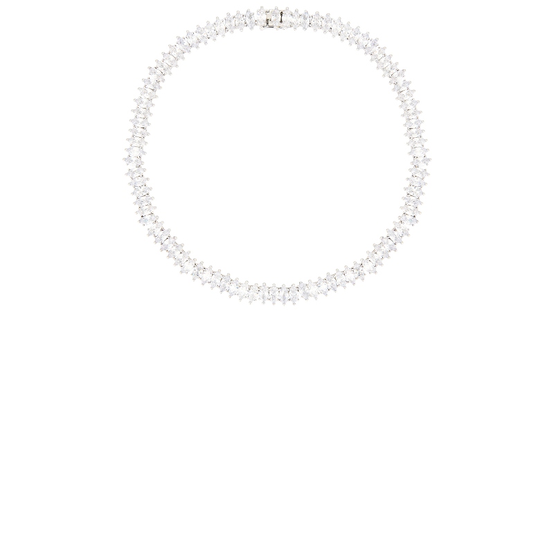 [冬季新品]Eddie Borgo  项链 金属银色 REVOLVE小众