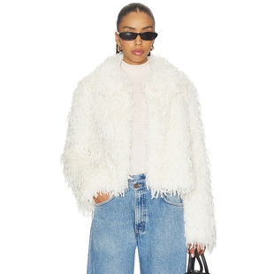 LAKE 夹克 奶油色 Unreal 休闲风REVOLVE小众新款 SWAN 美式 Fur