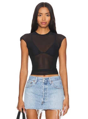 [冬季内搭]AFRM NINA 上装黑色辣妹风REVOLVE小众新款