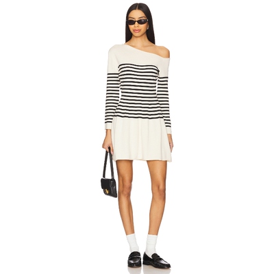 Frankies Bikinis 针织连衣裙保暖象牙白REVOLVE小众新款