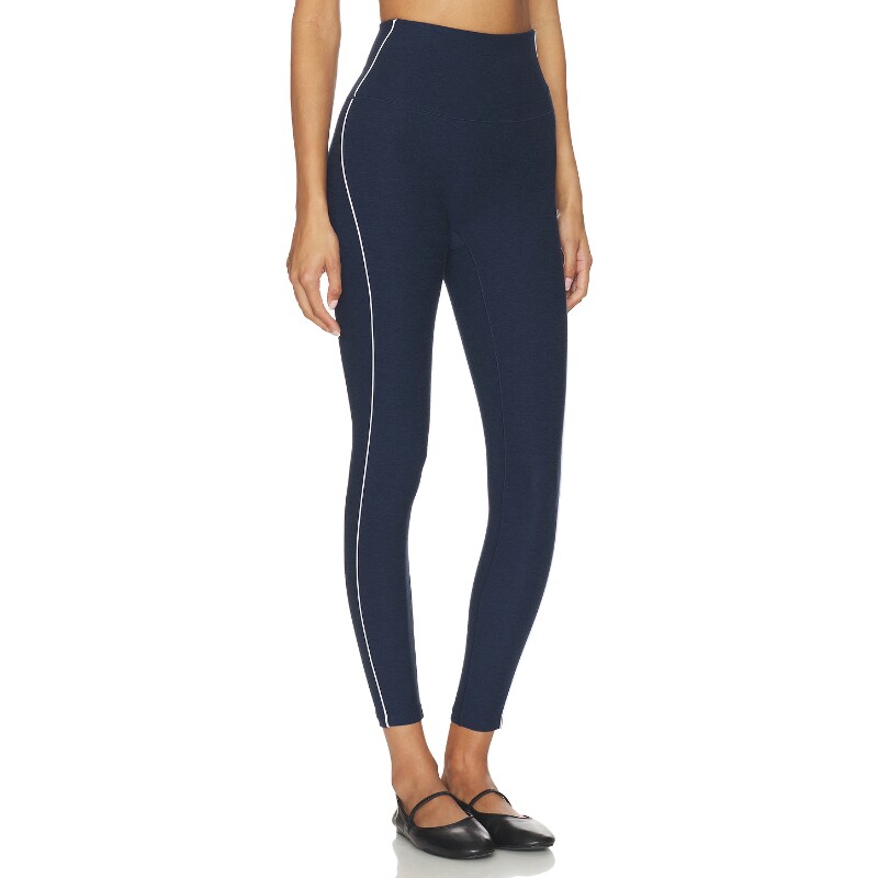 Beyond Yoga藏青色裤装侧边条纹通勤早秋新品打底裤REVOLVE