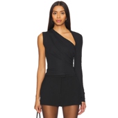 MILLIE 上装 黑色 NBD y2k辣妹风REVOLVE小众新款