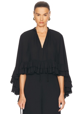 [春季新品]Alexis CORTESE 上装 黑色REVOLVE小众