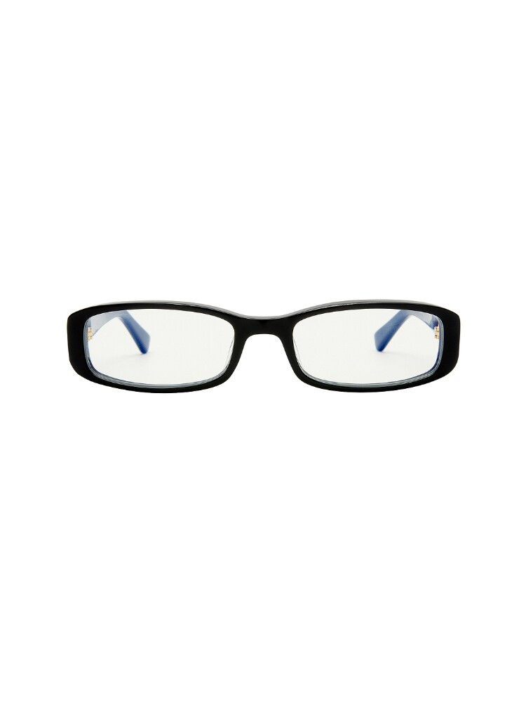 Luv Lou黑色太阳眼镜全框长方形框型墨镜早秋新品REVOLVE