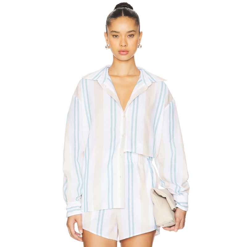 Bondi Born AREZZO 经典上装 White,Baby BlueREVOLVE小众新款