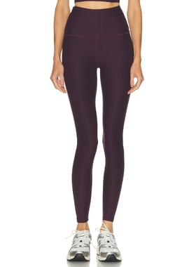 Beyond Yoga 打底裤 紫色 运动复古风REVOLVE小众新款