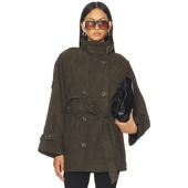 Gestuz 橄榄色老钱风REVOLVE小众新款 ESME 夹克